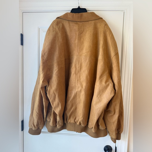 Pelle Pell Sz 62 100% leather jacket in camel color - Picture 6 of 11